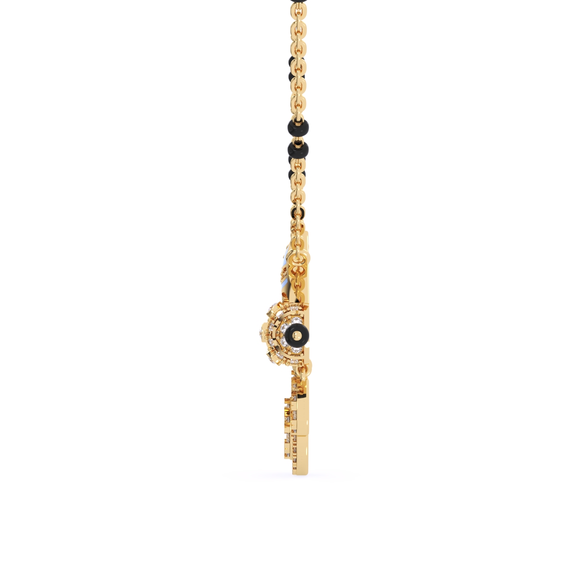 Lavish Cluster Diamond Mangalsutra